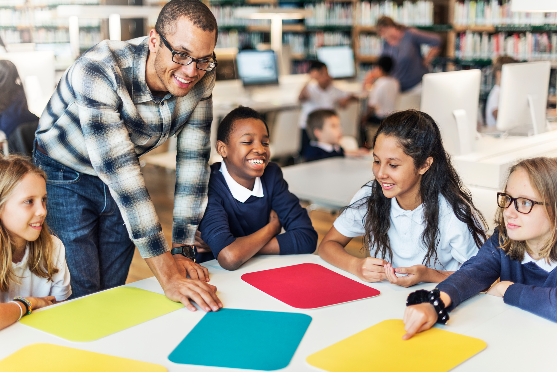 Teacher and Students in Classroom